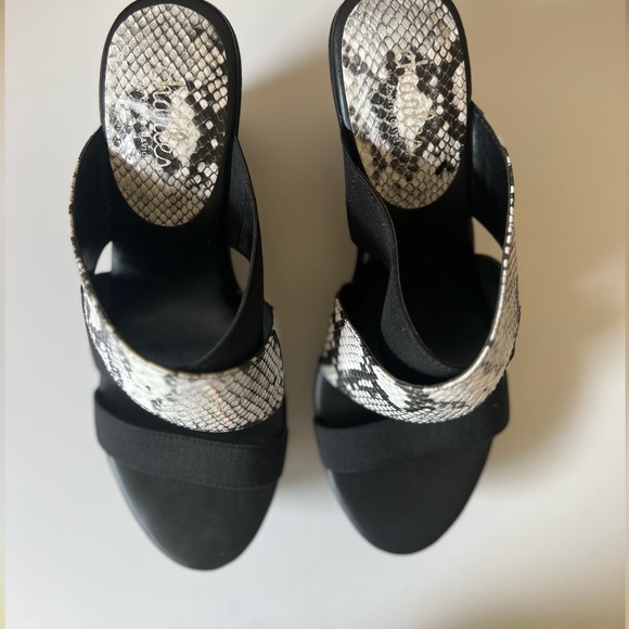 Charles by Charles David Fefe Snakeskin Wedges - Picture 7 of 7